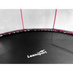 Trampolina LEAN Sport Max 14ft Czarno-Różowa
