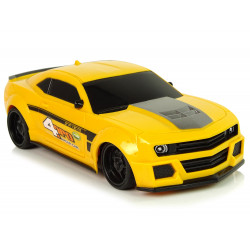 Zdalnie Sterowane Auto Sportowe 1:24 Wyścigi Żółty Przyciemniane Szyby