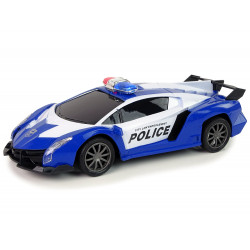 Auto Wyścigowe Policja R/C Zdalnie Sterowane Policyjne + Akumulator