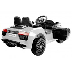 Auto na Akumulator Audi R8 Spyder Biały