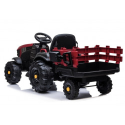 Traktor z Przyczepą na akumulator BDM0925 Czerwony