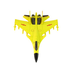 Samolot Myśliwski Napęd Frykcyjny 1:72 Żółty