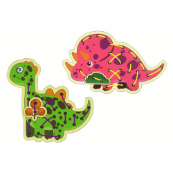 Gra Zręcznościowa Raj Dinozaurów Sznurowane Kolorowe