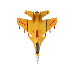 Model Samolotu Z Napędem Frykcyjnym Siwy Czarny lub Żółty