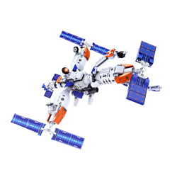Stacja Kosmiczna Klocki Konstrukcyjne Kosmiczne 2w1 Robot Kosmos 361 ele.