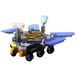 Klocki Konstrukcyjne Kosmos 2w1 Pojazd Kosmiczny Robot 367 elementy