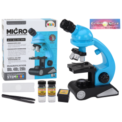 Mikroskop Edukacyjny Do Badań Dla Dzieci Akcesoria Niebieski